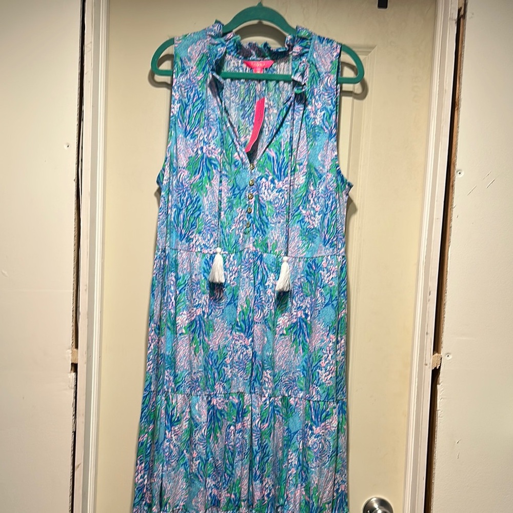Floral Sleeveless Malone Maxi Dress